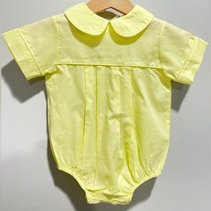 Vintage Baby Boys Bubble Suit Romper